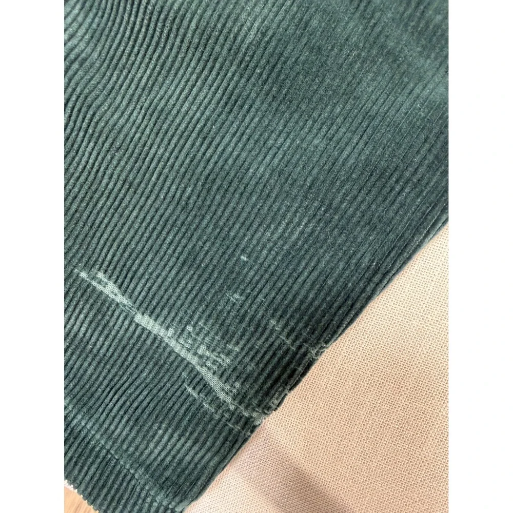 Polo Ralph Lauren Andrew Pant Mens 35 Forest Green Corduroy Pleated Trousers